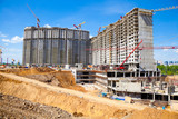Major construction of residential complex