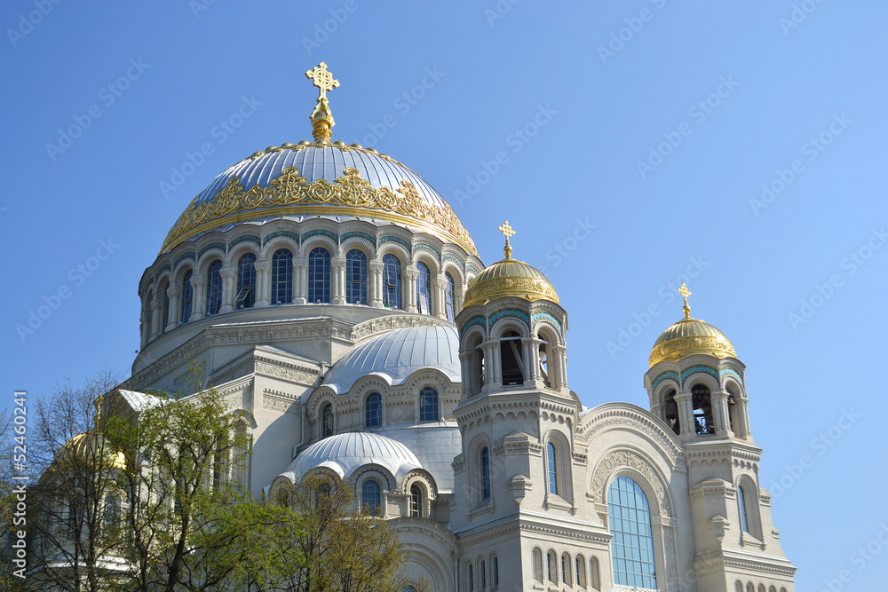 Naval cathedral in Kronstadt