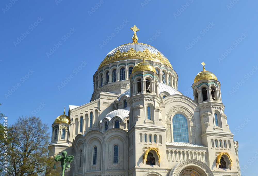 Naval cathedral in Kronstadt