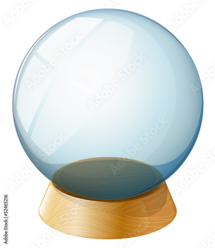 A transparent dome
