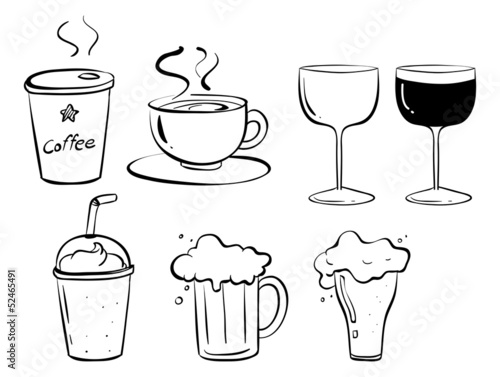 Different kinds of drinks