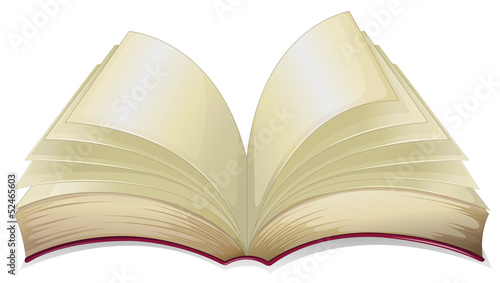 An empty book