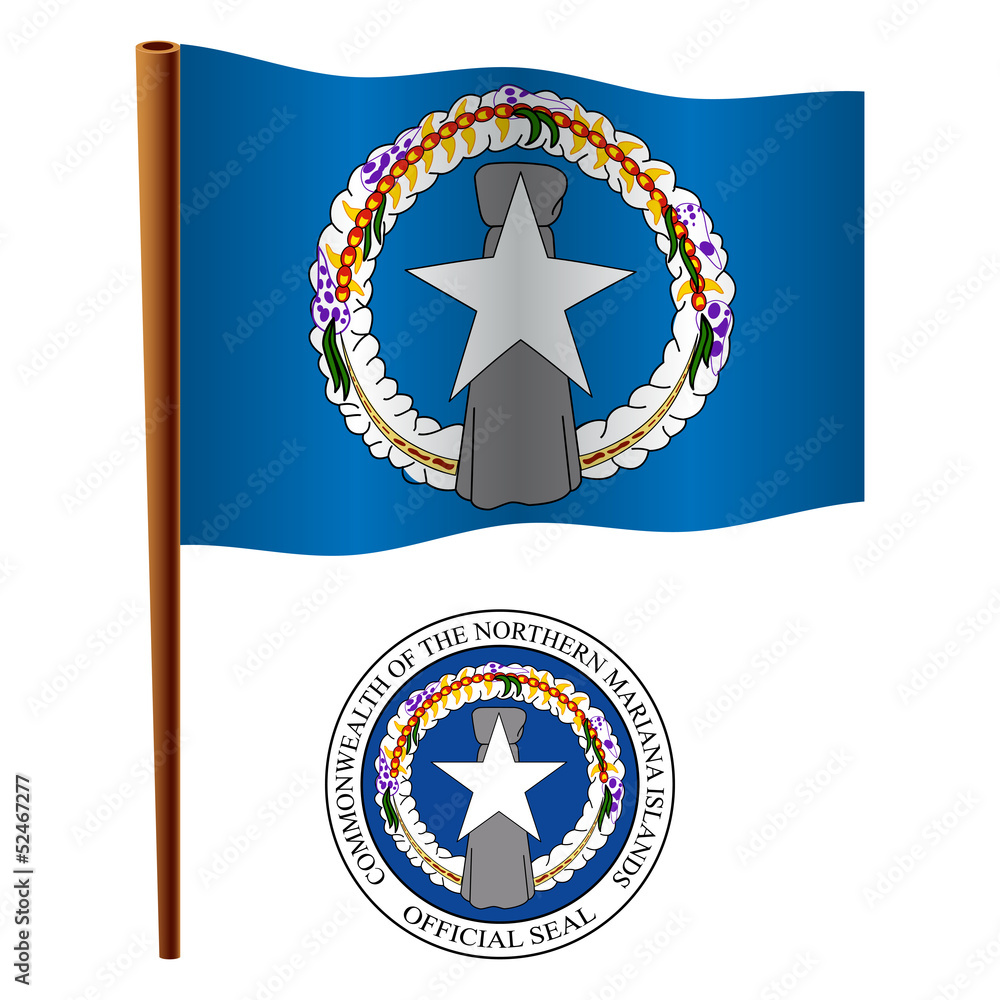 northern mariana island wavy flag northern mariana island wavy flag