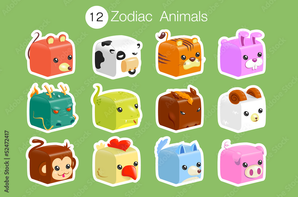 12 Zodiac animal 12 Zodiac animal