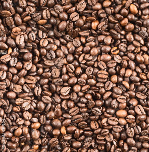 Coffee bean surface as a seamless background