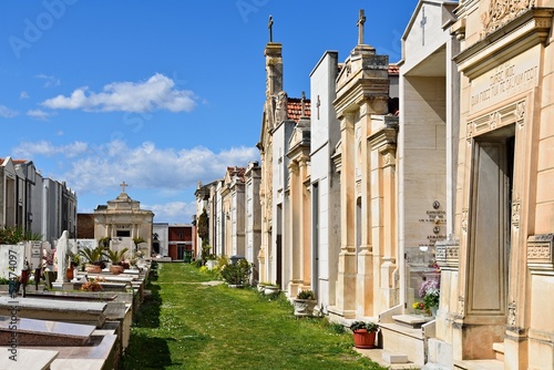 Schilderij op canvas Friedhof in Italien