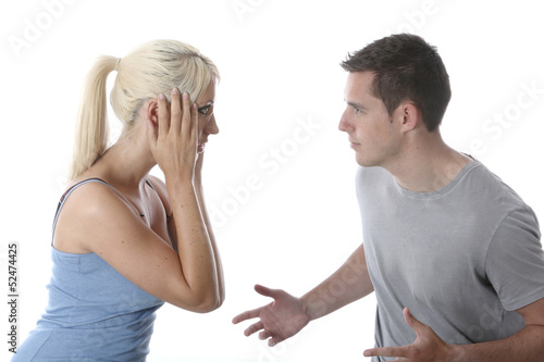 Young Couple Suffering Domestic Violence