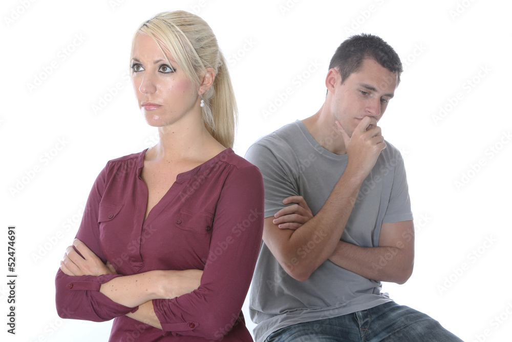 Young Couple Suffering Domestic Violence Young Couple Suffering Domestic Violence