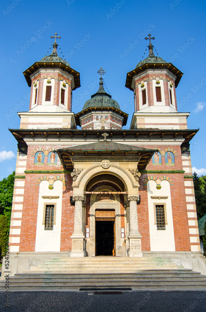 The Sinaia Monastery - facade The Sinaia Monastery - facade