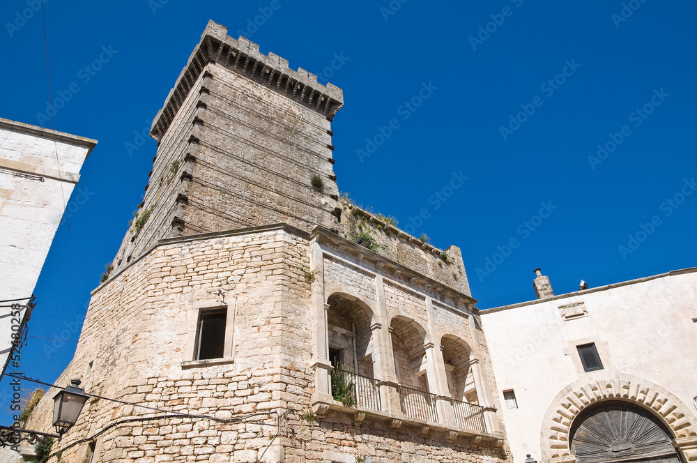 Ducal castle. Ceglie Messapica. Puglia. Italy.