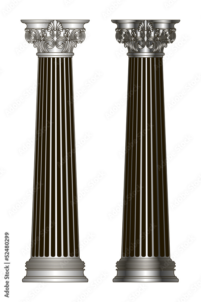 old-style greece column old-style greece column