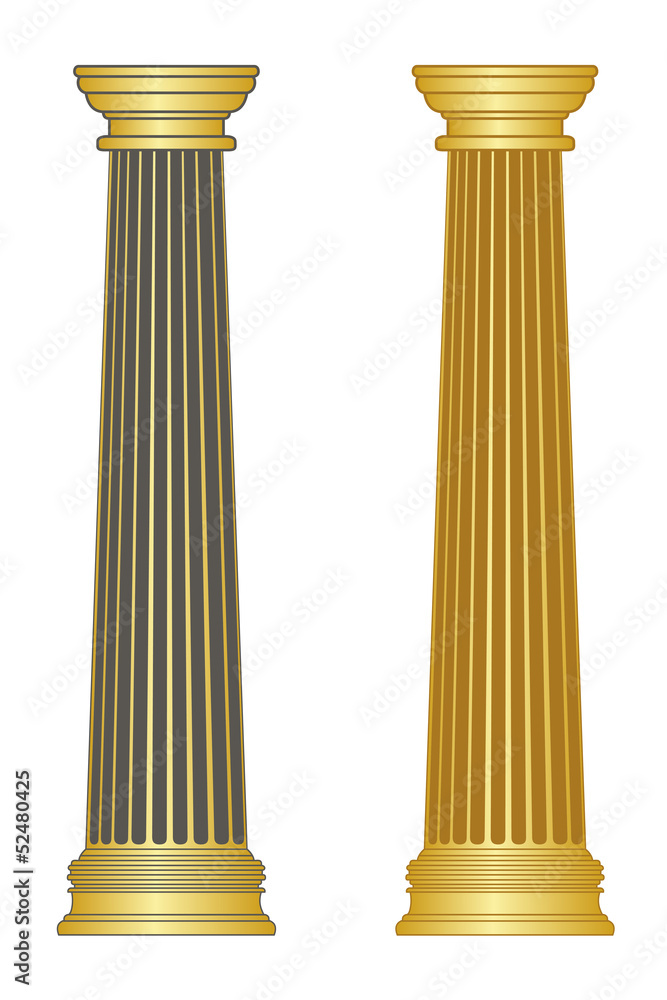 old-style greece columns. eps10 vector illustration old-style greece columns. eps10 vector illustration