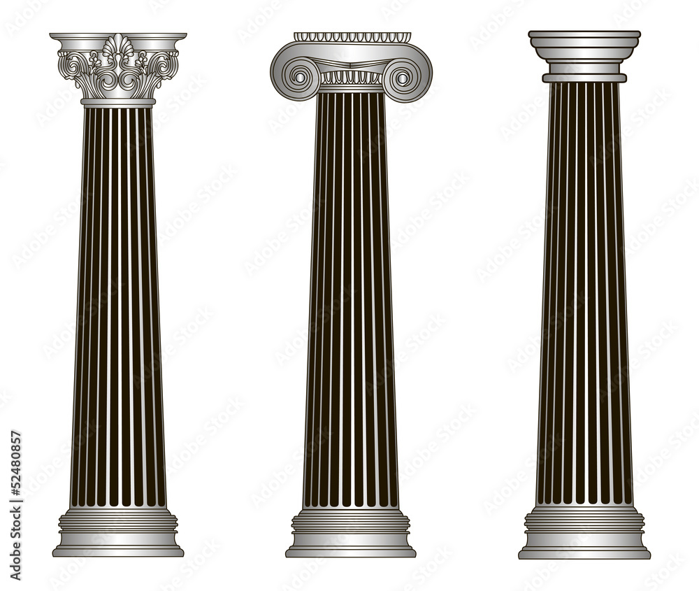 old-style greece column. eps10 vector illustration old-style greece column. eps10 vector illustration