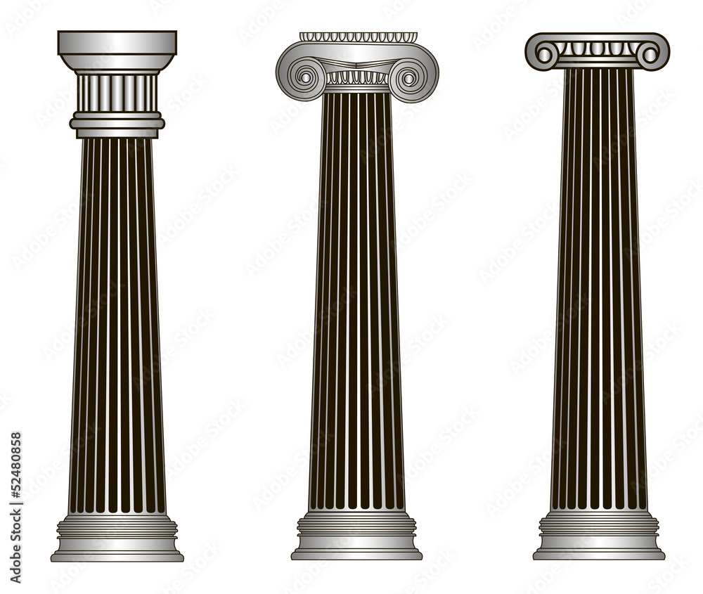 old-style greece column. eps10 vector illustration old-style greece column. eps10 vector illustration