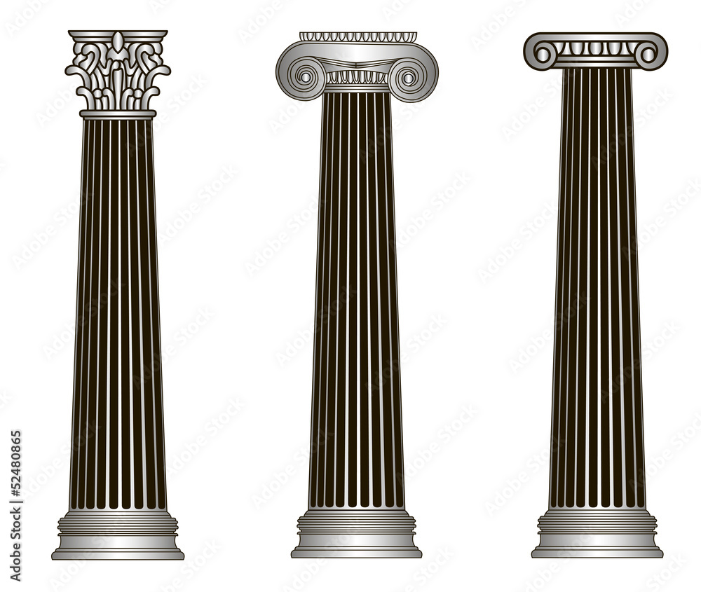 old-style greece column. eps10 vector illustration old-style greece column. eps10 vector illustration