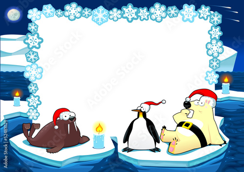 Funny card with empty space...
