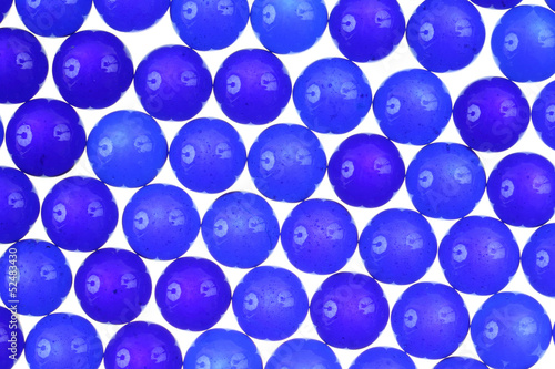 Blue glass balls texture