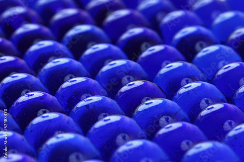 Blue glass balls texture