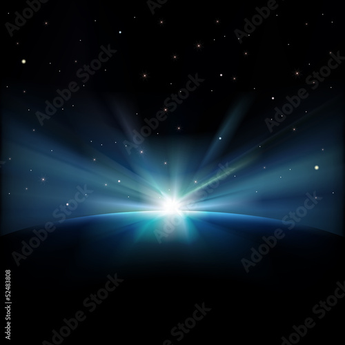 abstract space background with stars
