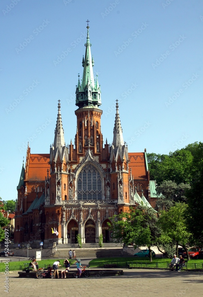 Fototapeta premium church of Saint Joseph in Krakow