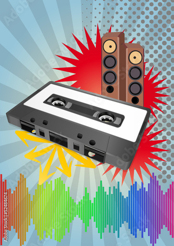 tape cassette poster