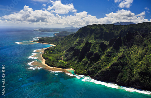 Aerial View of Kauai Coast #52487880