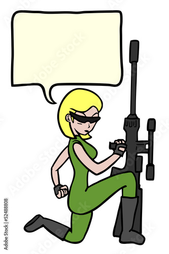 Girl military