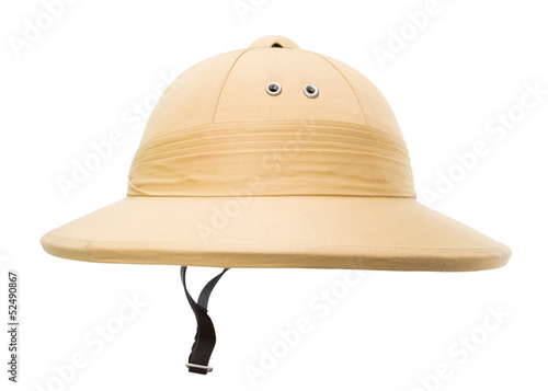 Foto Safari hat isolated on the white