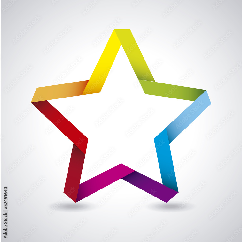 colorful star colorful star