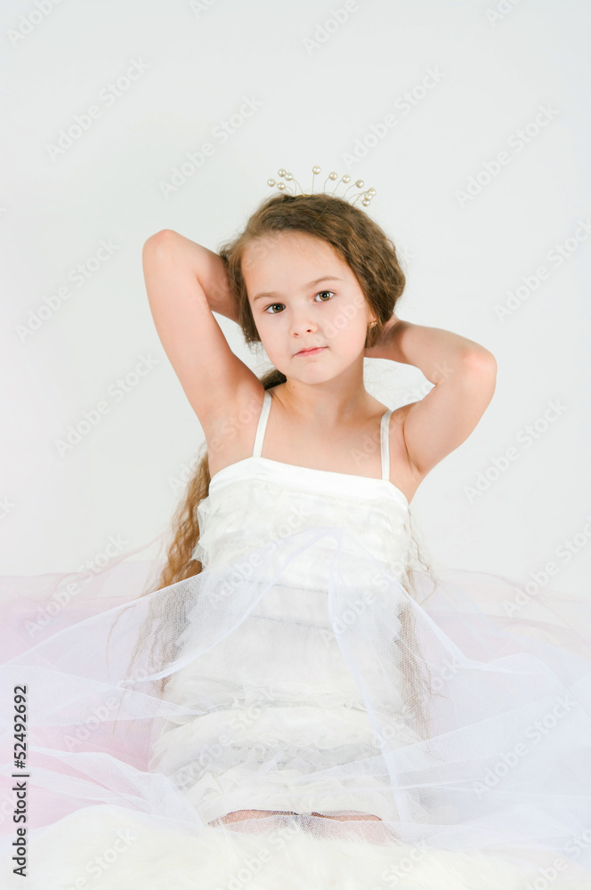 The beautiful girl with long hair The beautiful girl with long hair