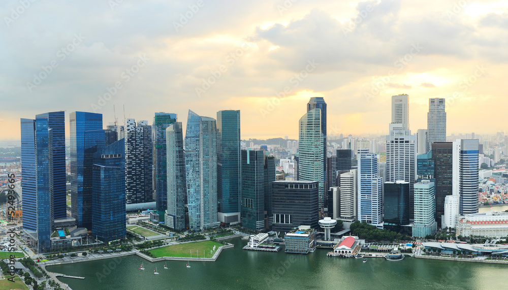 Fototapeta premium Singapore skyline