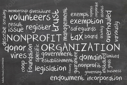 Word cloud for Nonprofit organization