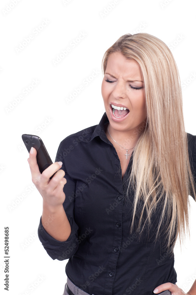 Angry woman Angry woman