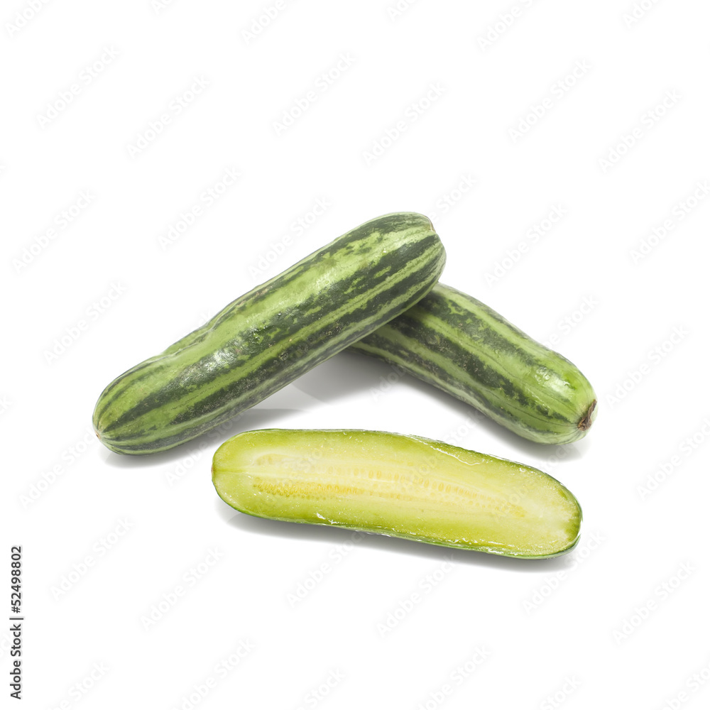 Cucumbers on isolate Cucumbers on isolate