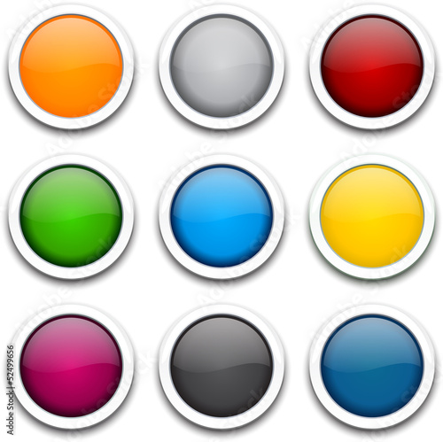 Free Download Round colorful icons. - GFXLoad