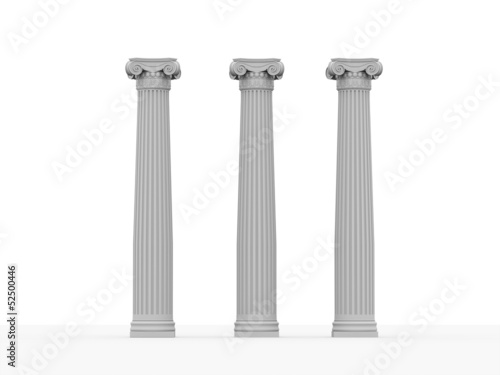 Fotografia Three historical columns