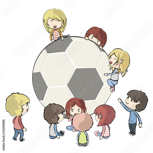 kids around ball