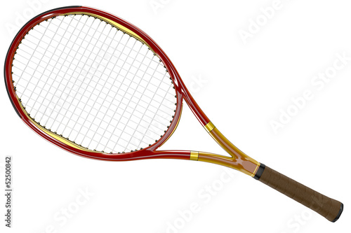 Tennis Racket Red © C-You