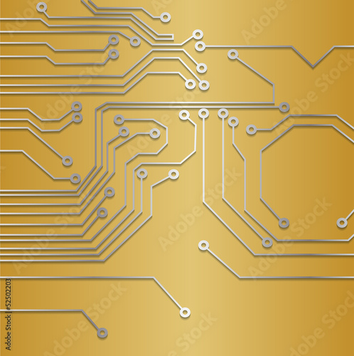 technology abstract background - vector illustration