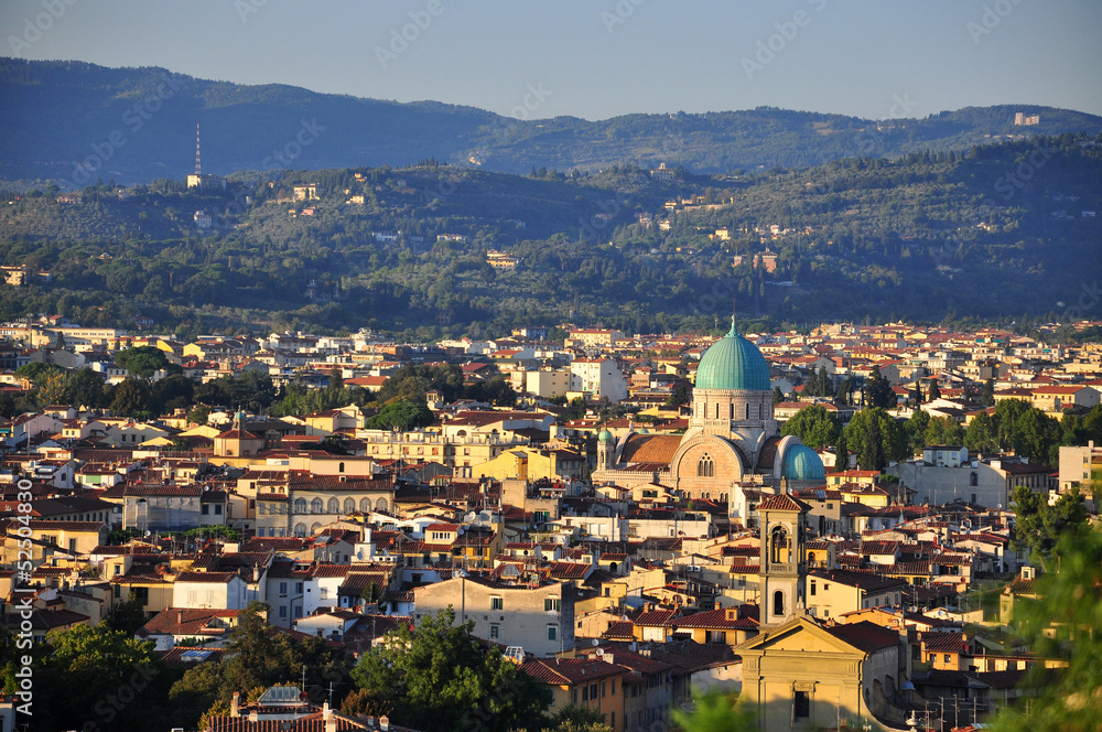 Panoramic view on Florence, Italy