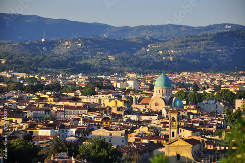 Panoramic view on Florence, Italy