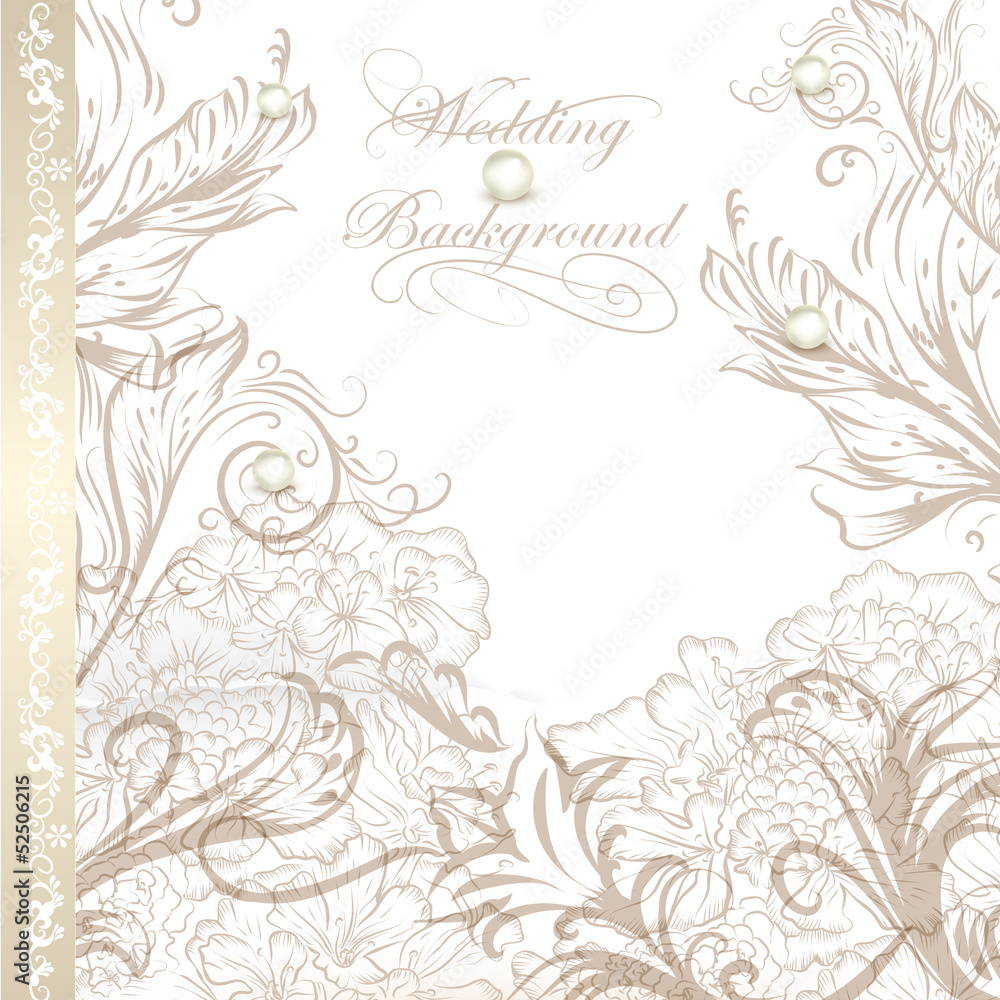 Elegant wedding background for design Elegant wedding background for design