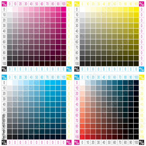 base stampa colori