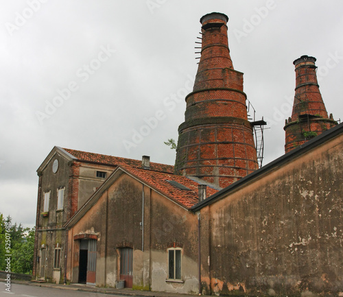 industrial heritage site with a historic building and the old re photo