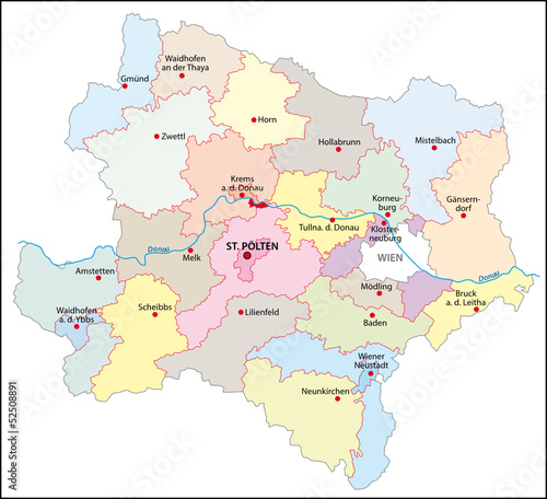 Niederösterreich Bezirke