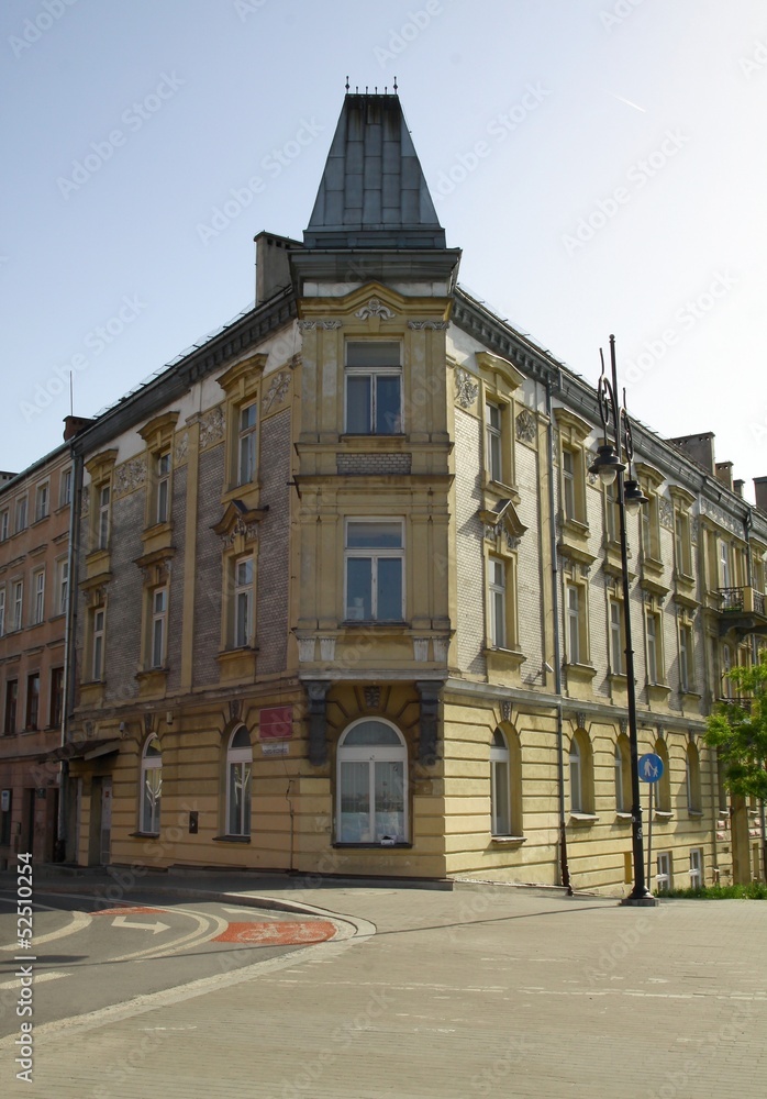 Fototapeta premium stary dom retro w Krakowie