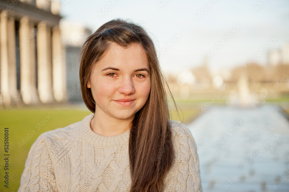 Smiling Teenage Girl