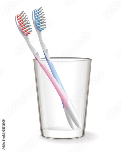 Toothbrush In Glass