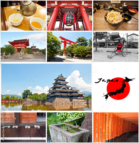 Japan collage