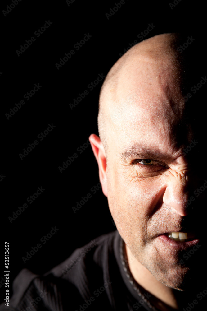 Angry Bald Man Angry Bald Man